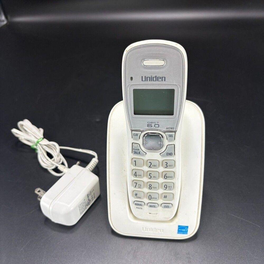 Uniden Handset Cordless Phone D1364 6.0 Caller ID Works NEEDS NEW BATTERY